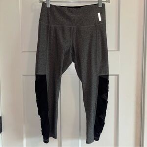 RBX Charcoal and Black Active Leggings